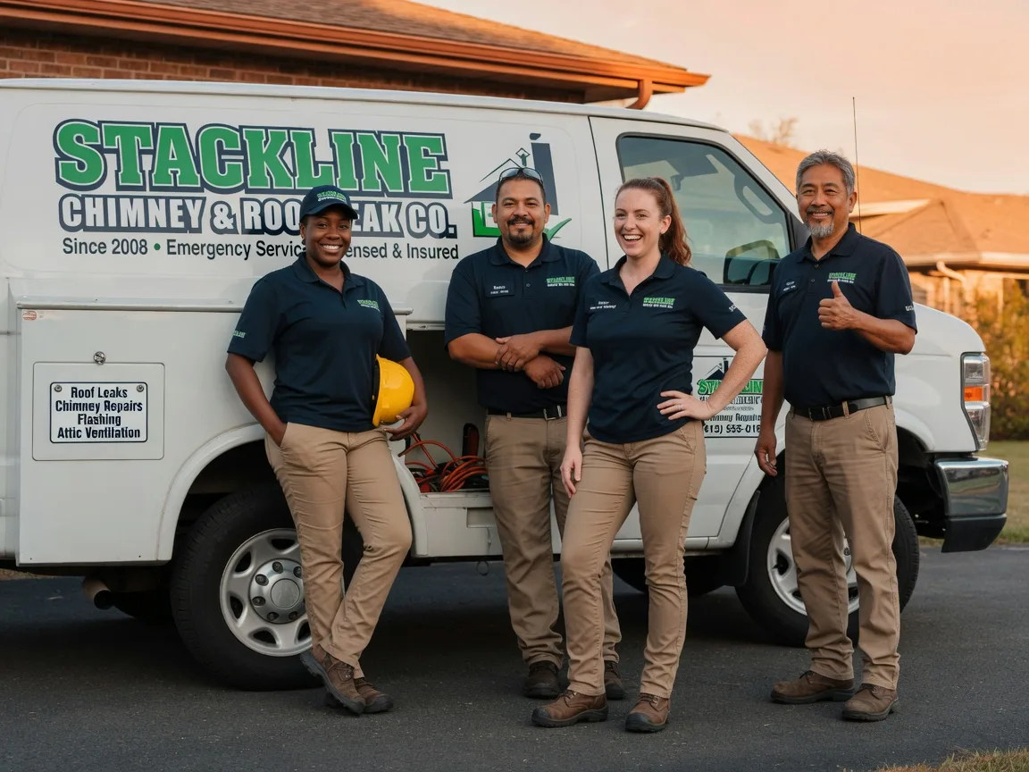 Chimney flashing repair company in Lancaster, OH